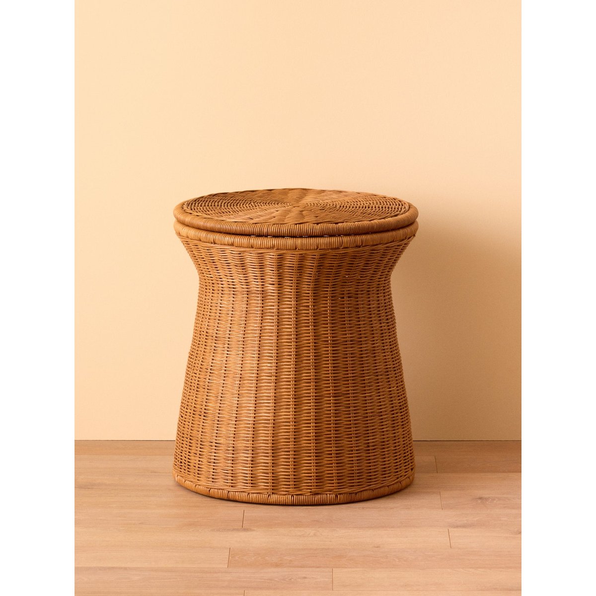 Tabouret en rotin Emile bois naturel, CYRILLUS