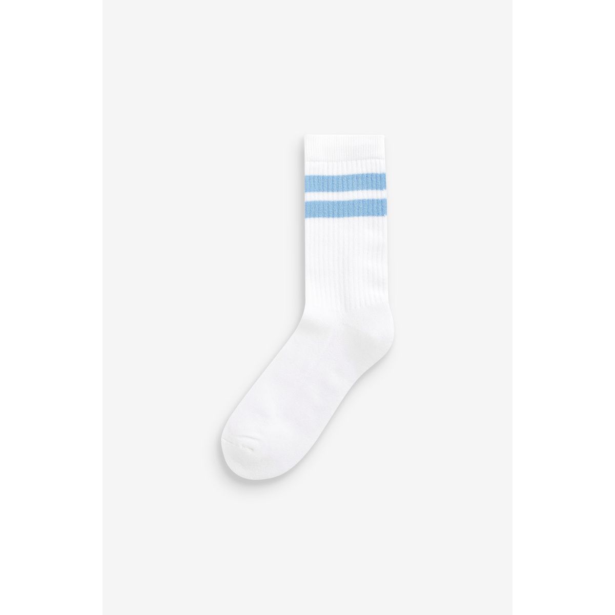 Chaussettes, lot de 5 blanc/bleu, NEXT