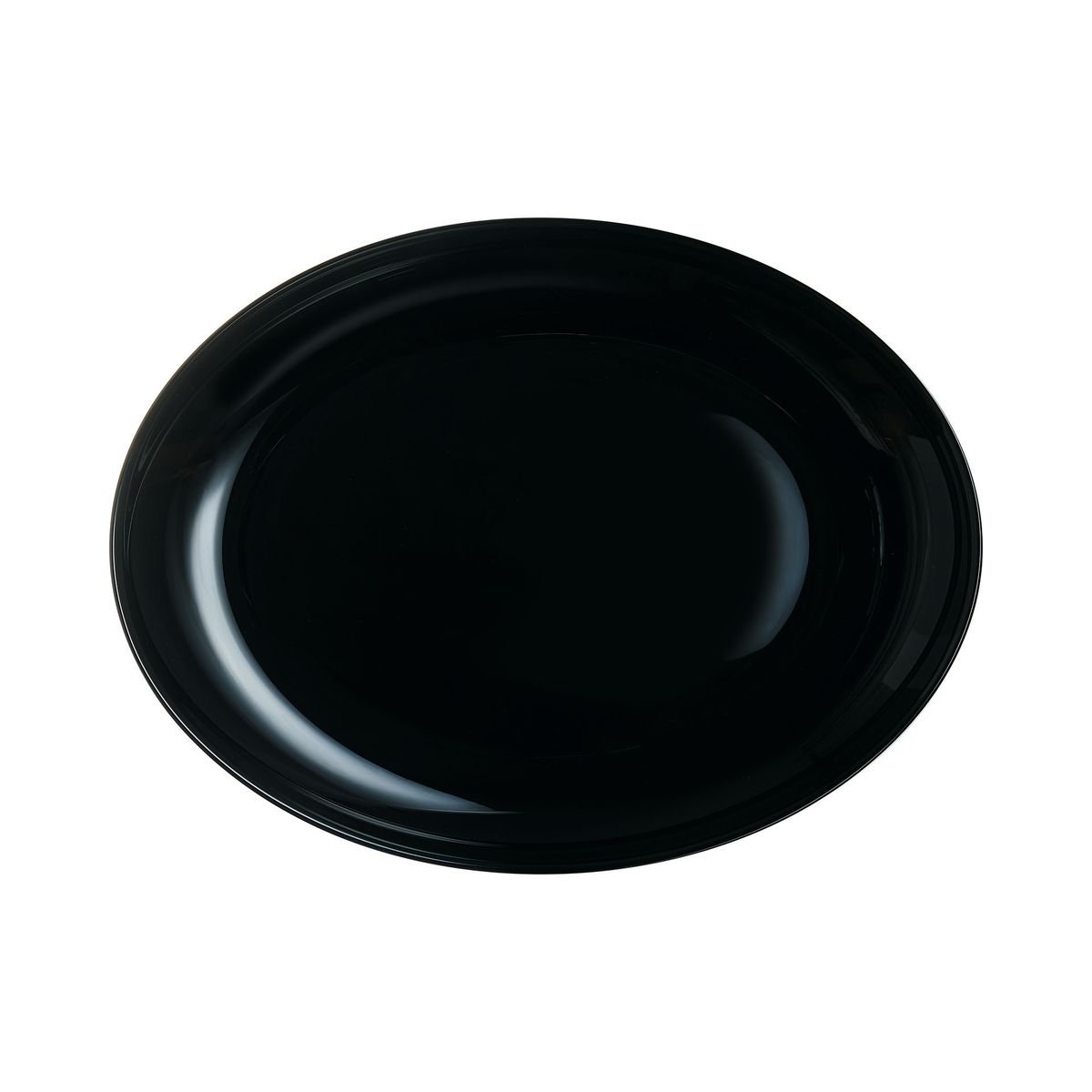 Plat noir 33 x 25 cm -DIWALI noir, LUMINARC