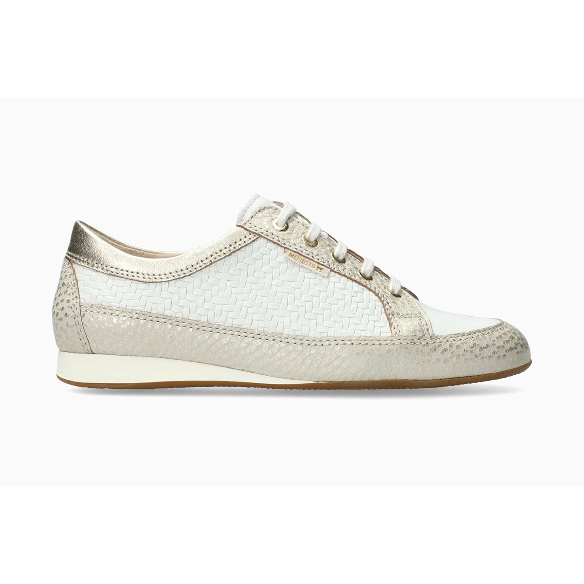 Baskets en cuir BRETTA light sand 5146, MEPHISTO