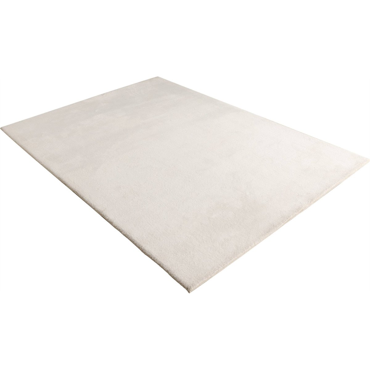 Tapis shaggy rectangulaire blanc crème doux, ARTE ESPINA