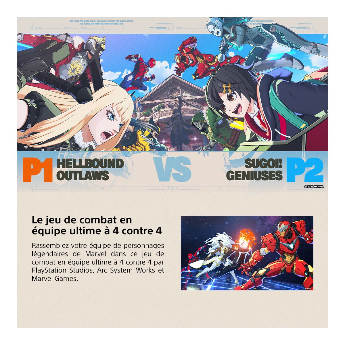 Jeu PS5 MARVEL TOKON FIGHTING SOULS couleur unique, SONY