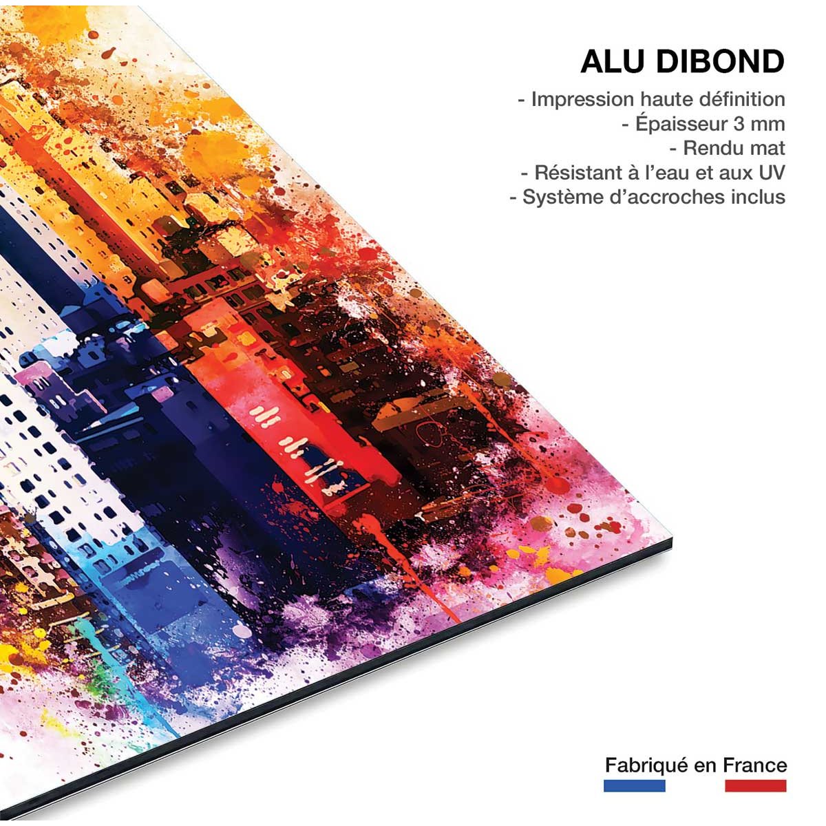 Tableau the new yorker flash vision tableau alu dibond, HEXOA