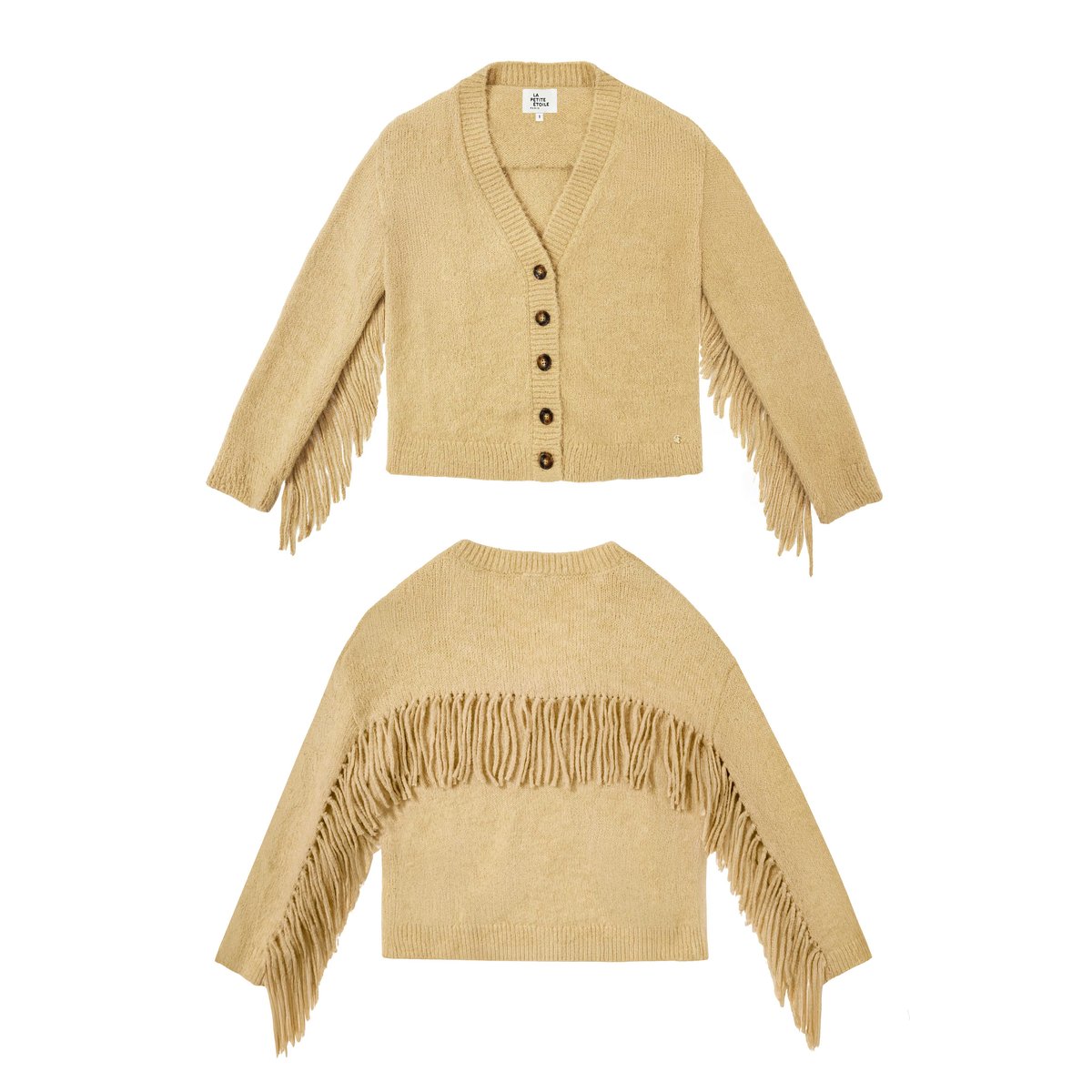GILET uni MERY 15-camel, LA PETITE ETOILE