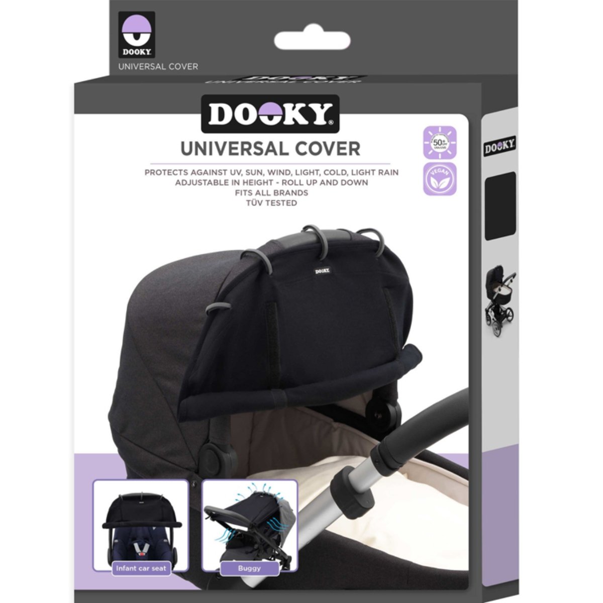 Pare-soleil universel noir, DOOKY