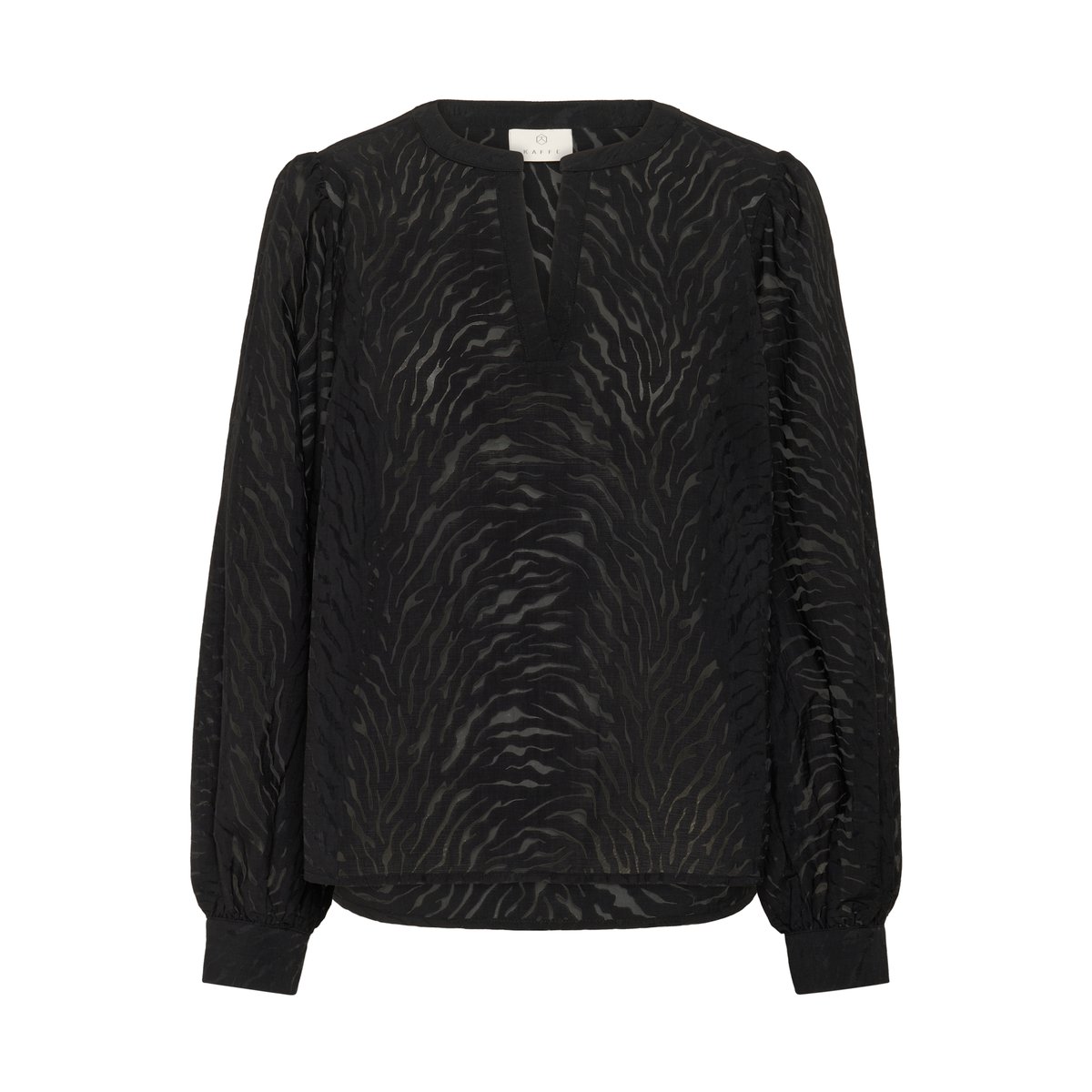 Blouse à manches longues noir black, KAFFE