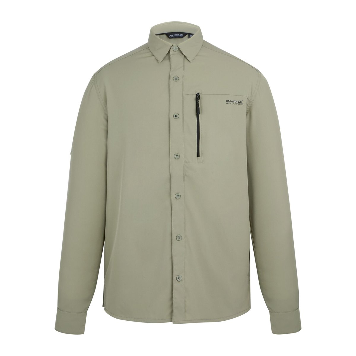 Chemise manches longues de voyage blanc cassé, REGATTA