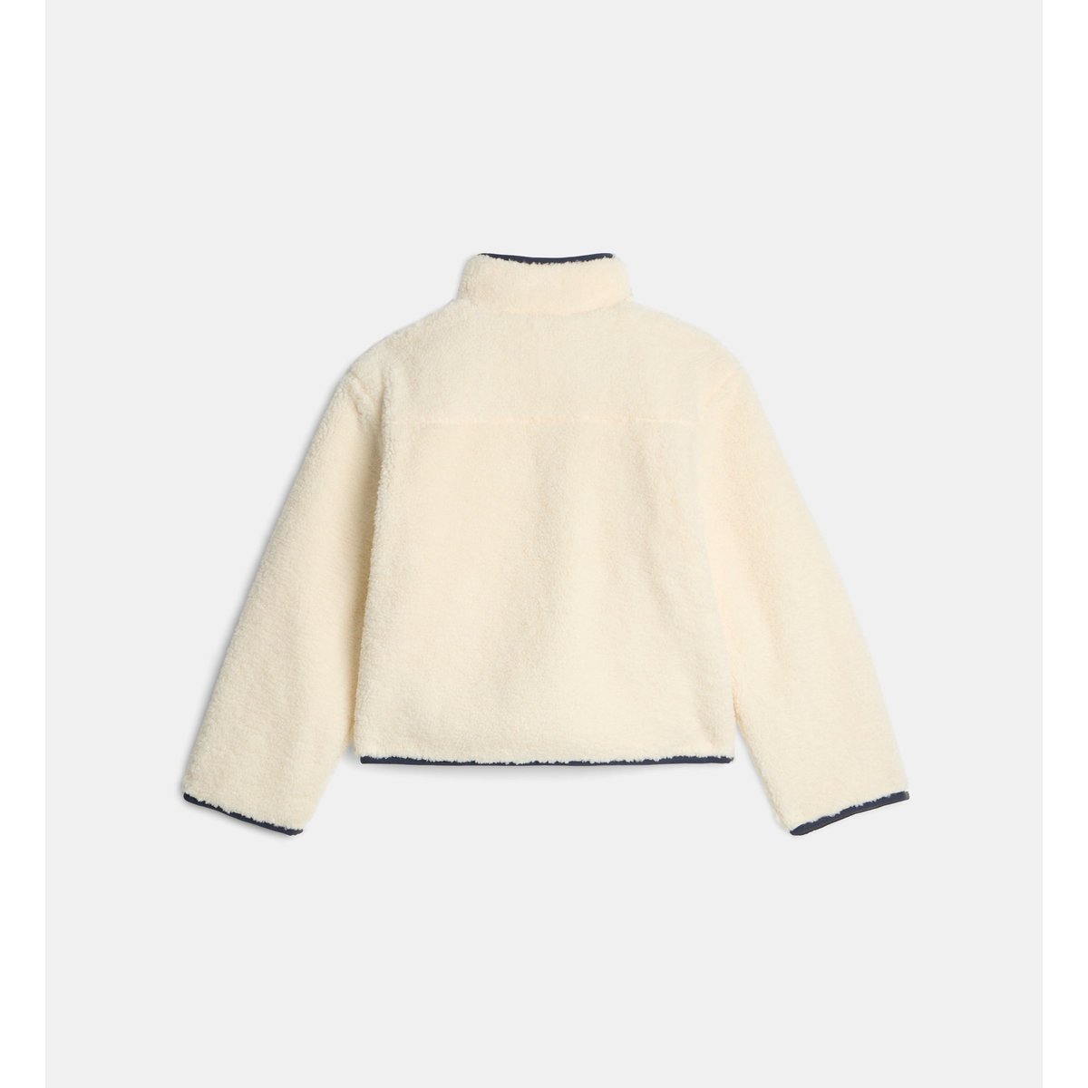 Blouson tonquebec effet sherpa écru et bleu marine, CADET ROUSSELLE