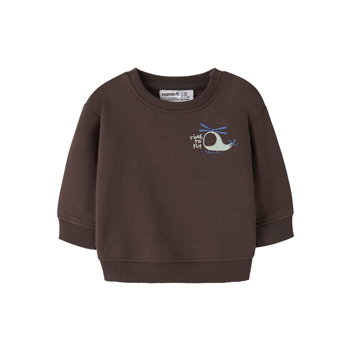 Sweat-Shirt marron - seal brown1, NAME IT