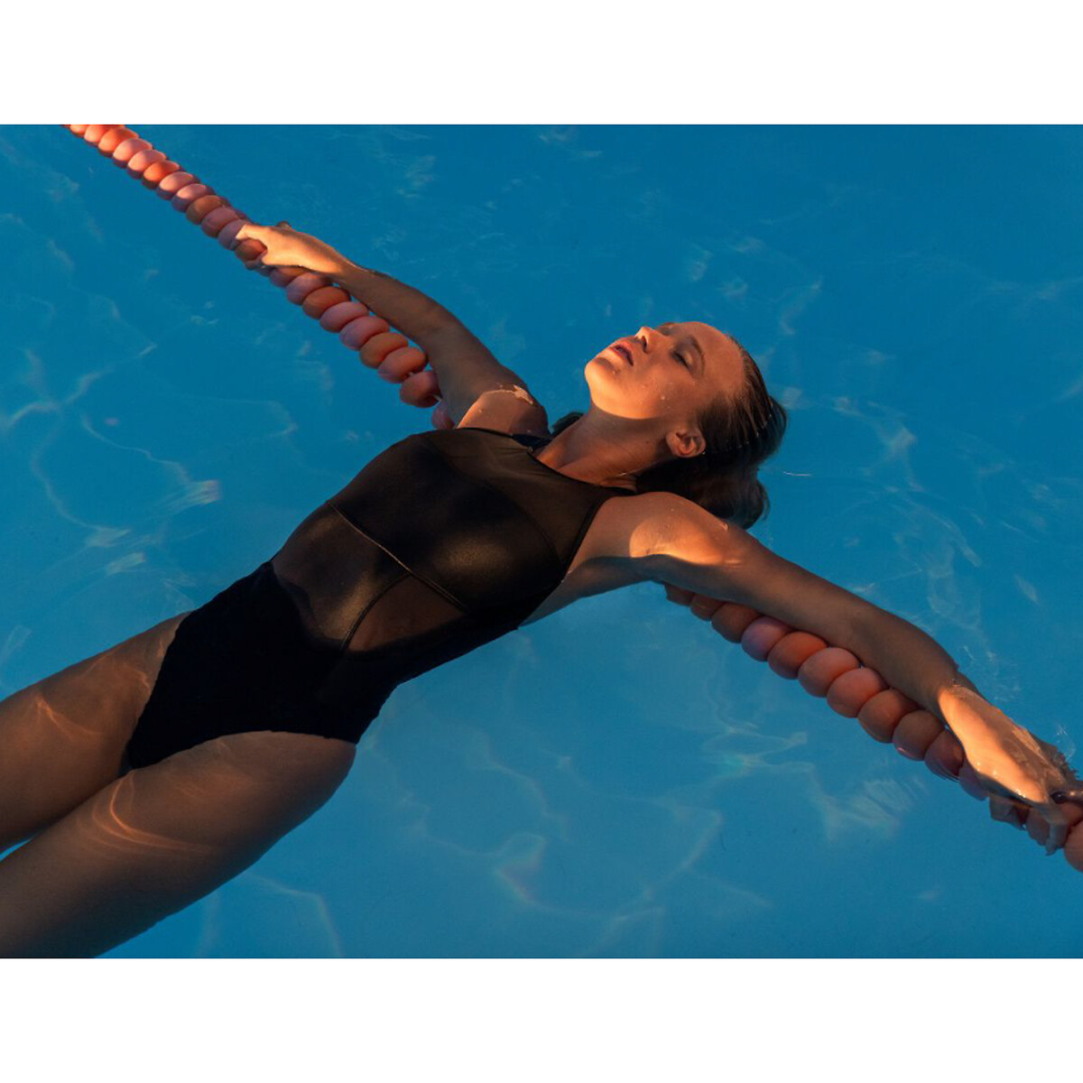 Maillot de bain piscine 1 pièce Water Touch noir, ARENA