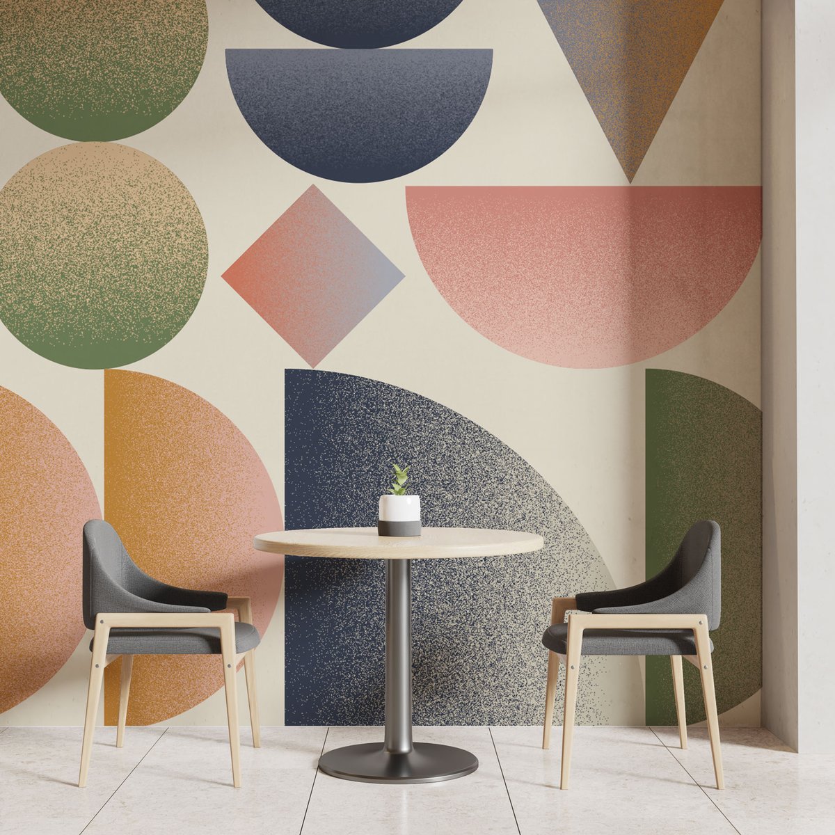 Papier peint panoramique Chromatik, Couleurs 225 x 250cm couleurs, ACTE DECO
