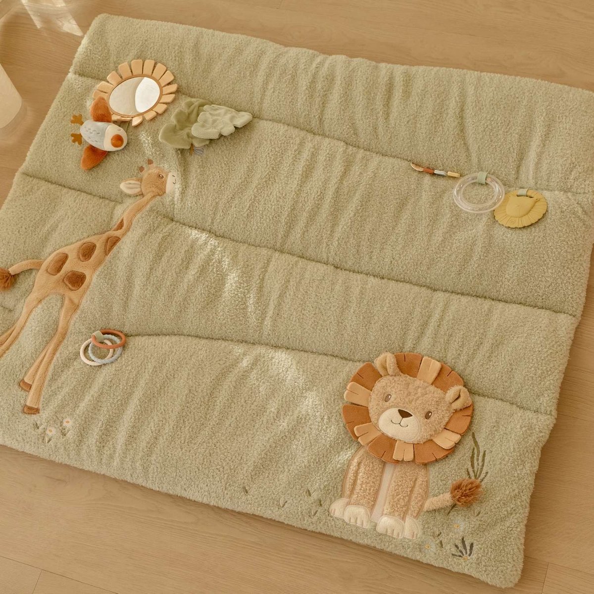 Tapis de parc jaune, vert, LITTLE DUTCH