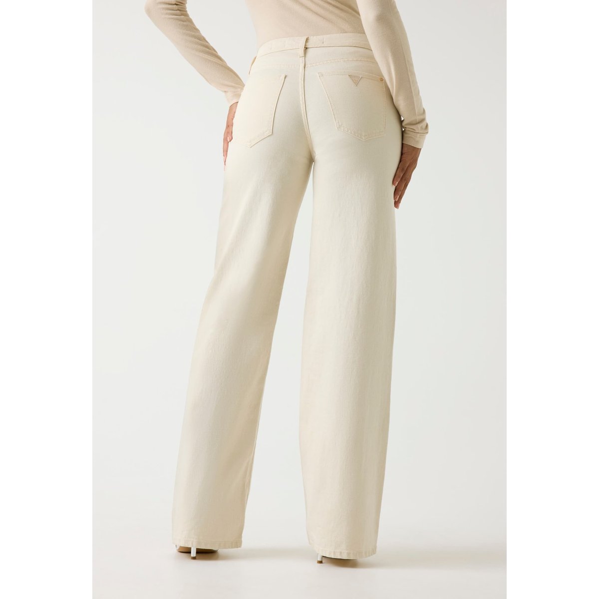 Jean Sexy Palazzo crème, GUESS
