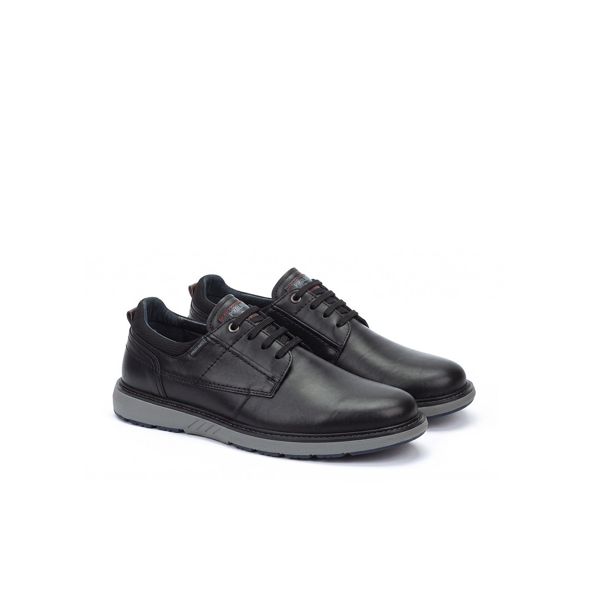 Chaussures à lacets cuir Bilbao black, PIKOLINOS