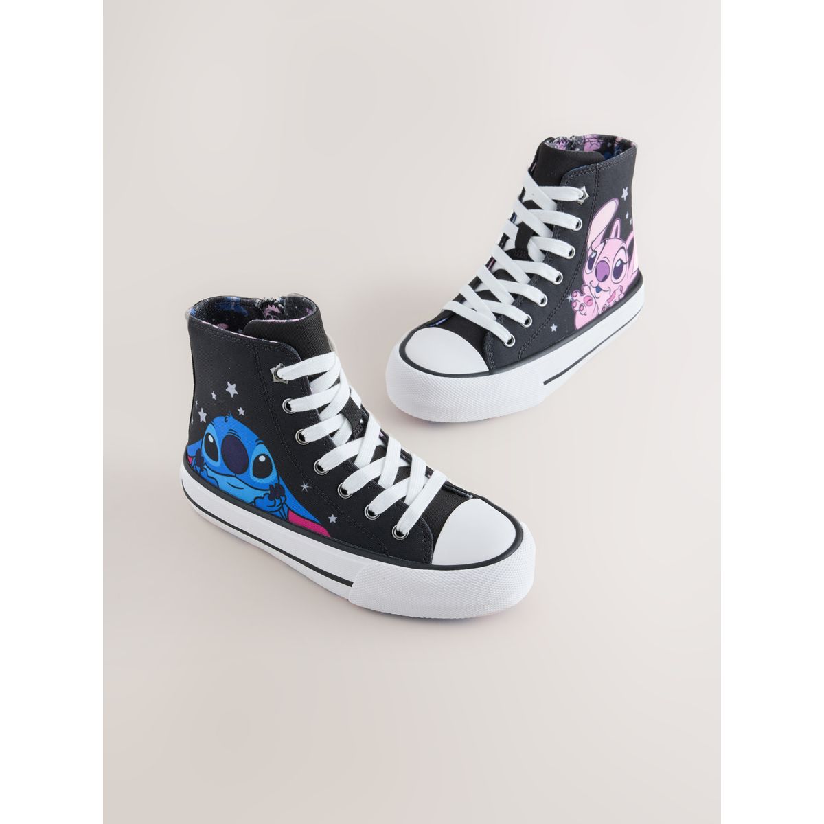Baskets montantes lilo & stitch noir, NEXT