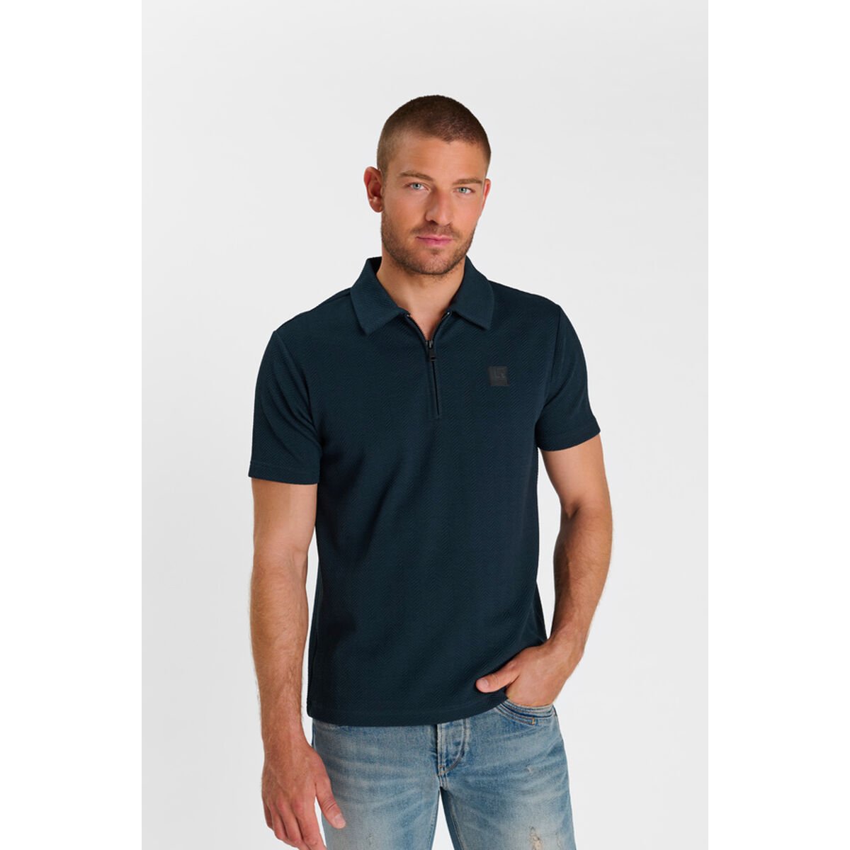 Polo DEVI deep blue, LE TEMPS DES CERISES