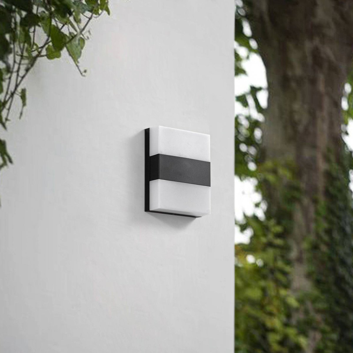 Applique extérieure en inox moderneLED anthracite, blanc, PRIOS