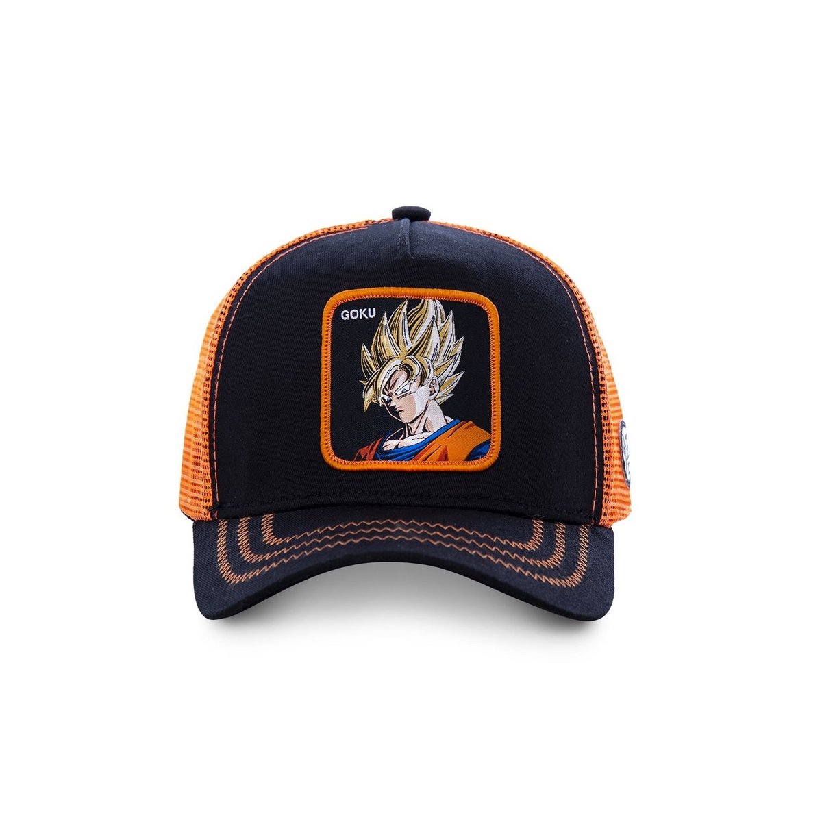 Casquette Dragon Ball Z Goku Saiyen noir/orange, CAPSLAB