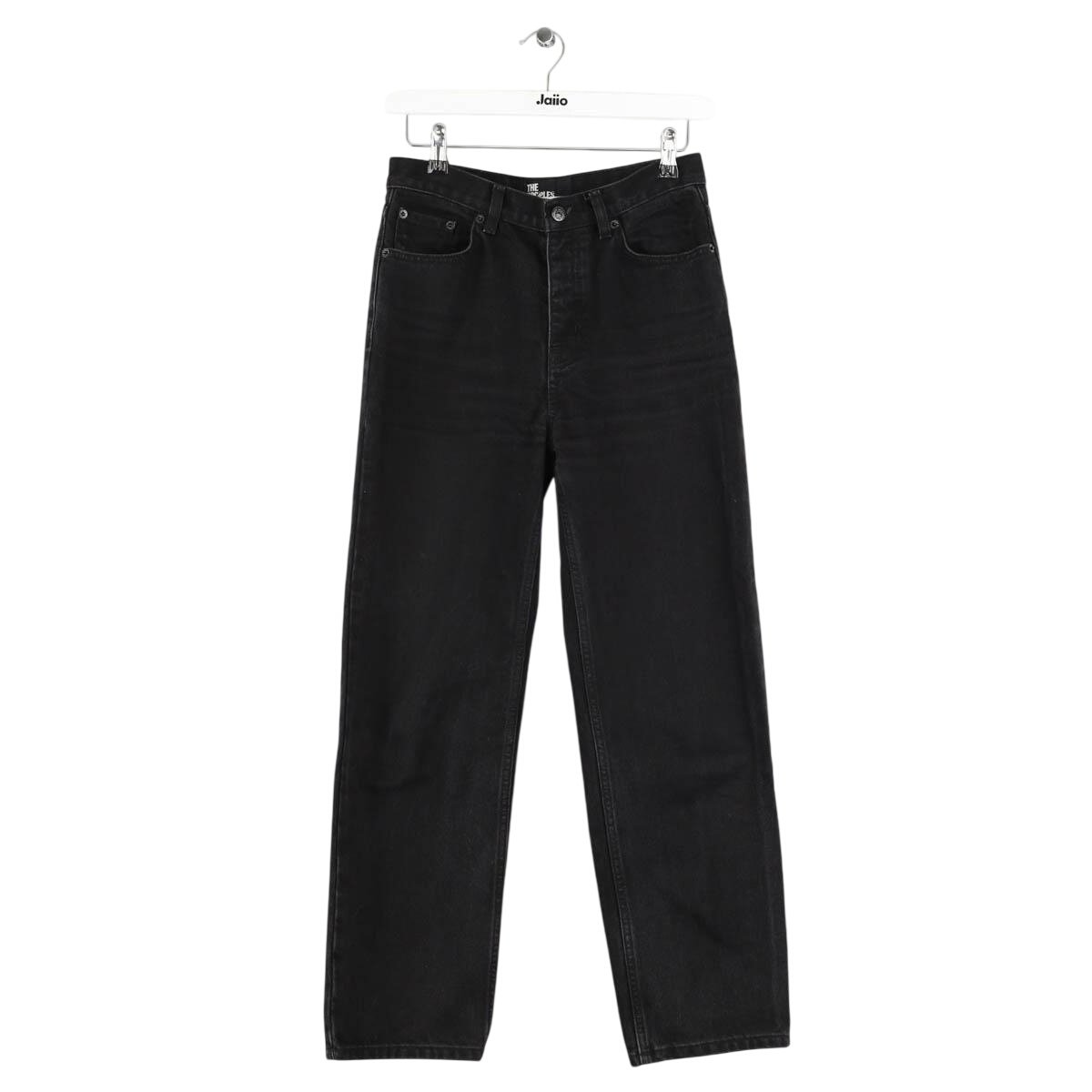 Jean droit - Très Bon État noir, THE KOOPLES
