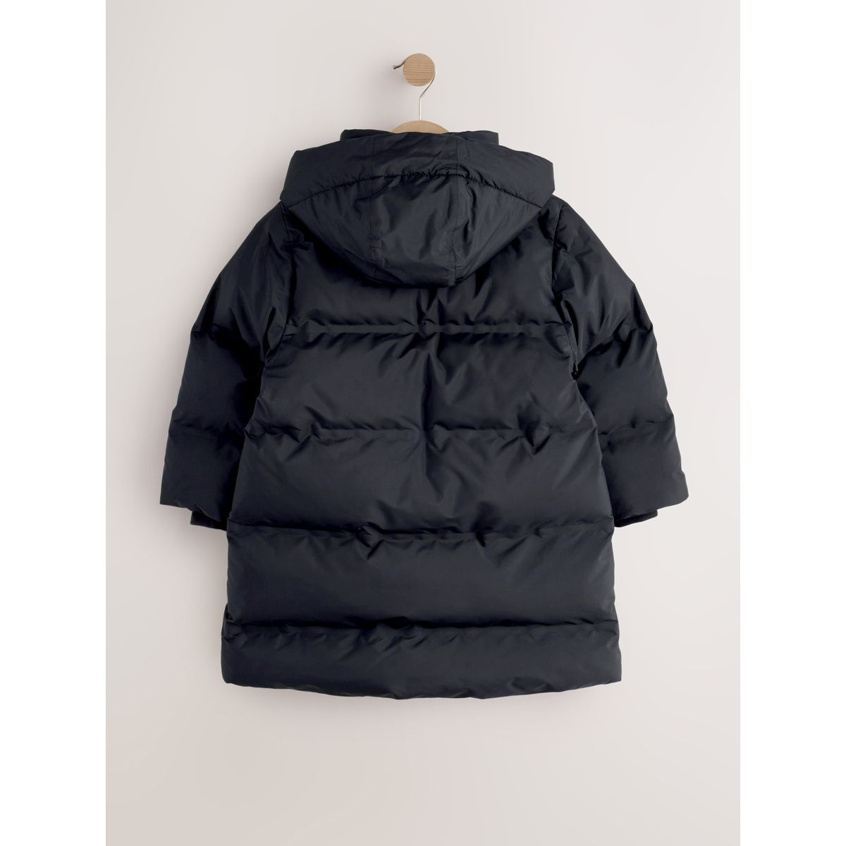 Manteau imperméable doublure imitation fourrure noir, NEXT