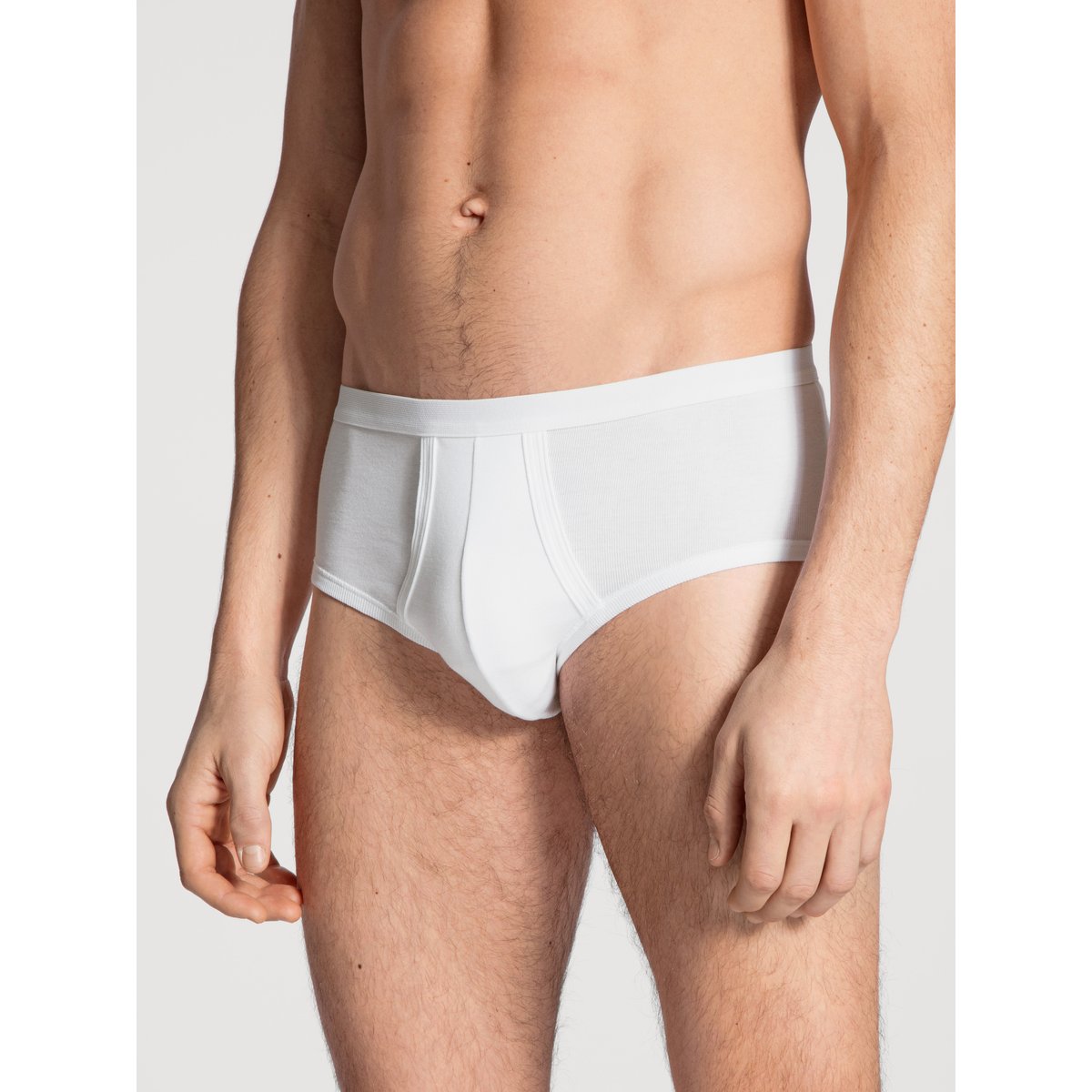 Classic slip avec ouverture Coton TWISTED COTTON blanc, CALIDA