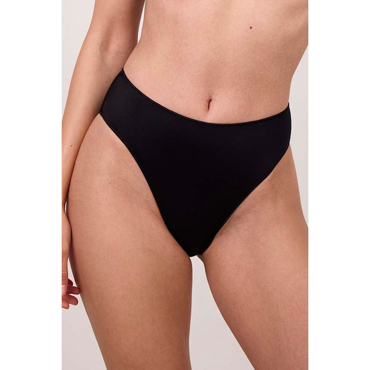 Culotte haute en microfibre LES INVISIBLES noir, MAISON LEJABY