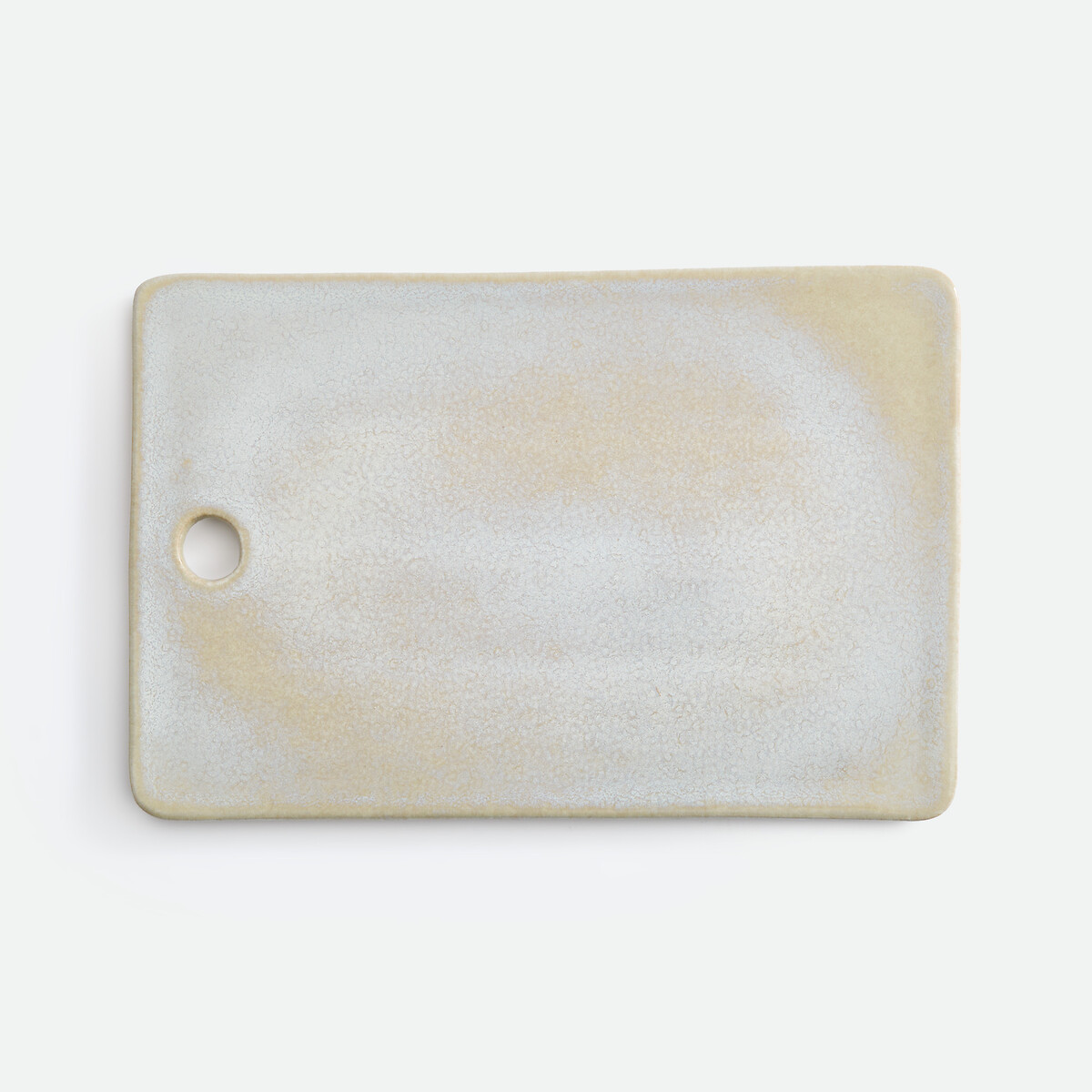 Madlena Reactive-Glazed Stoneware Chopping Board pearly beige, LA REDOUTE INTERIEURS