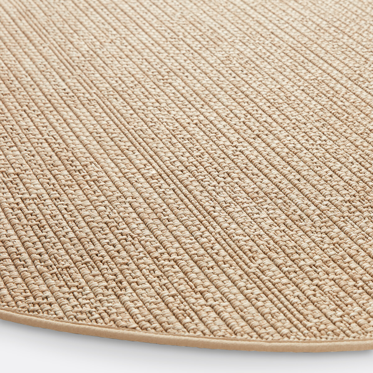 Essen Indoor / Outdoor Round Jute-Effect Rug natural, LA REDOUTE INTERIEURS
