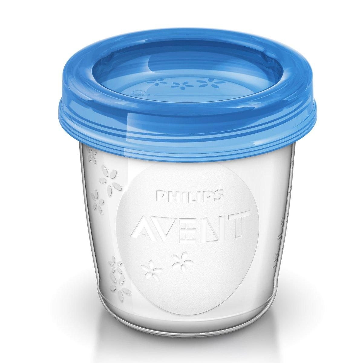 Pots de conservation lot de 10 transparent, PHILIPS AVENT