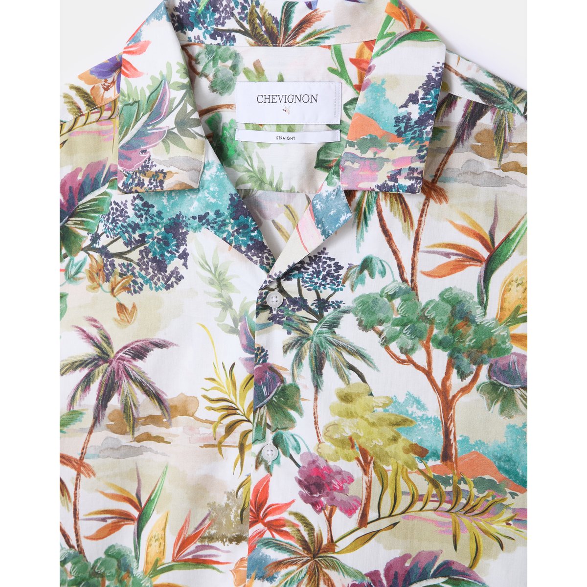 Chemise en coton DIVINO blanc, CHEVIGNON