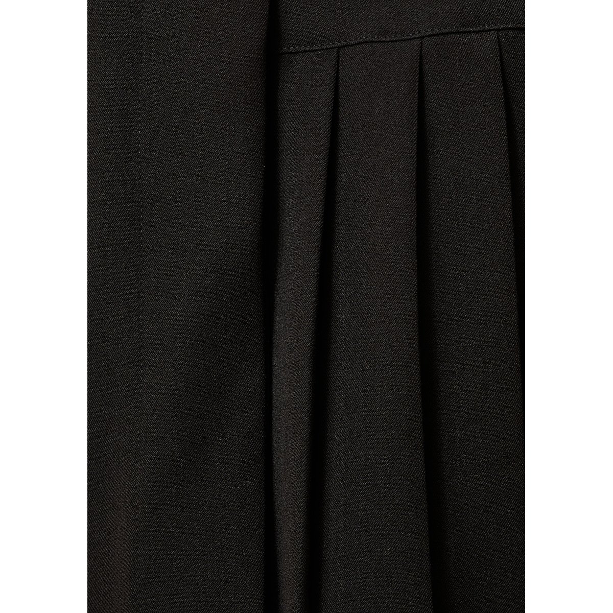 Jupe courte portefeuille plissée noir, LA FEE MARABOUTEE