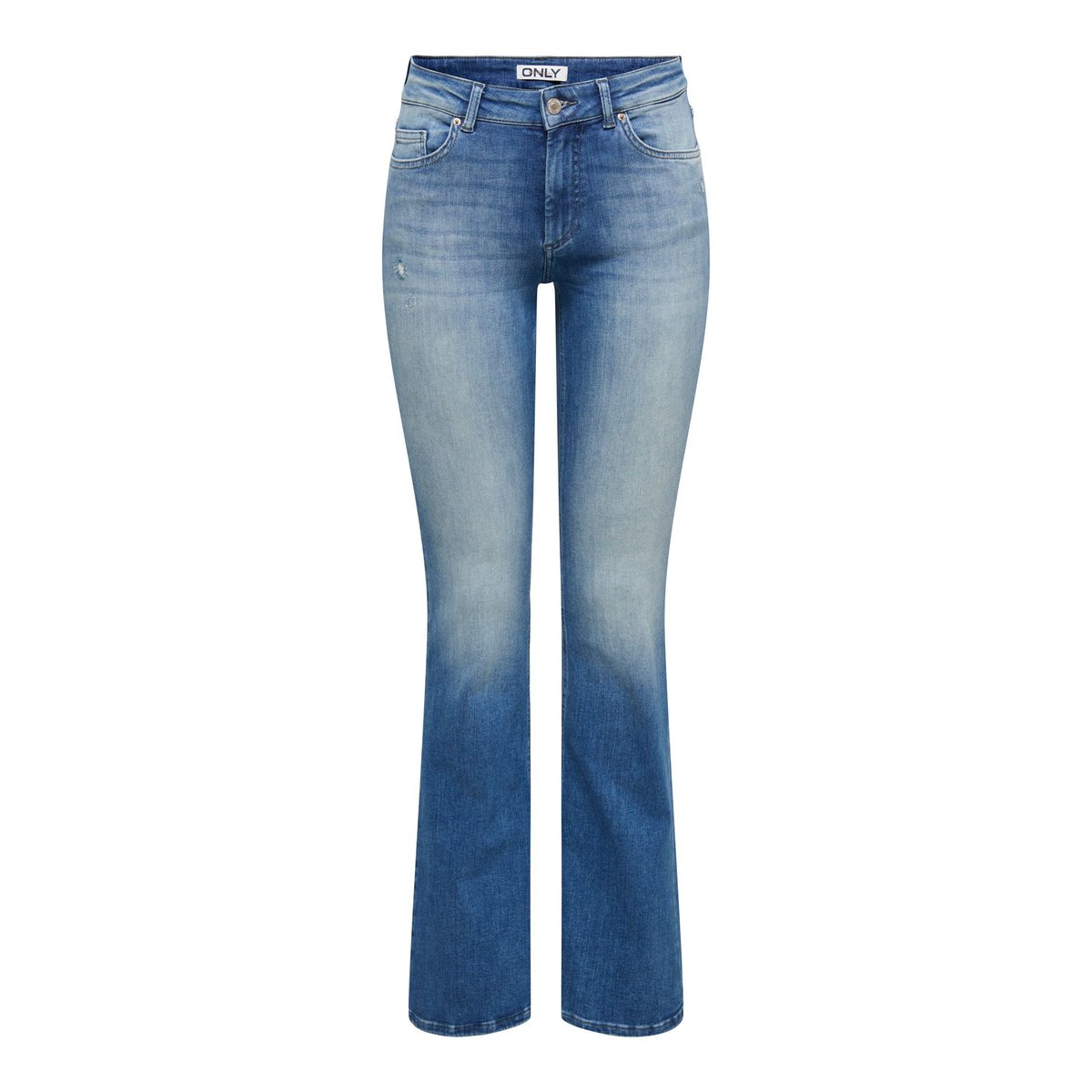 Jean Flared medium blue denim, ONLY