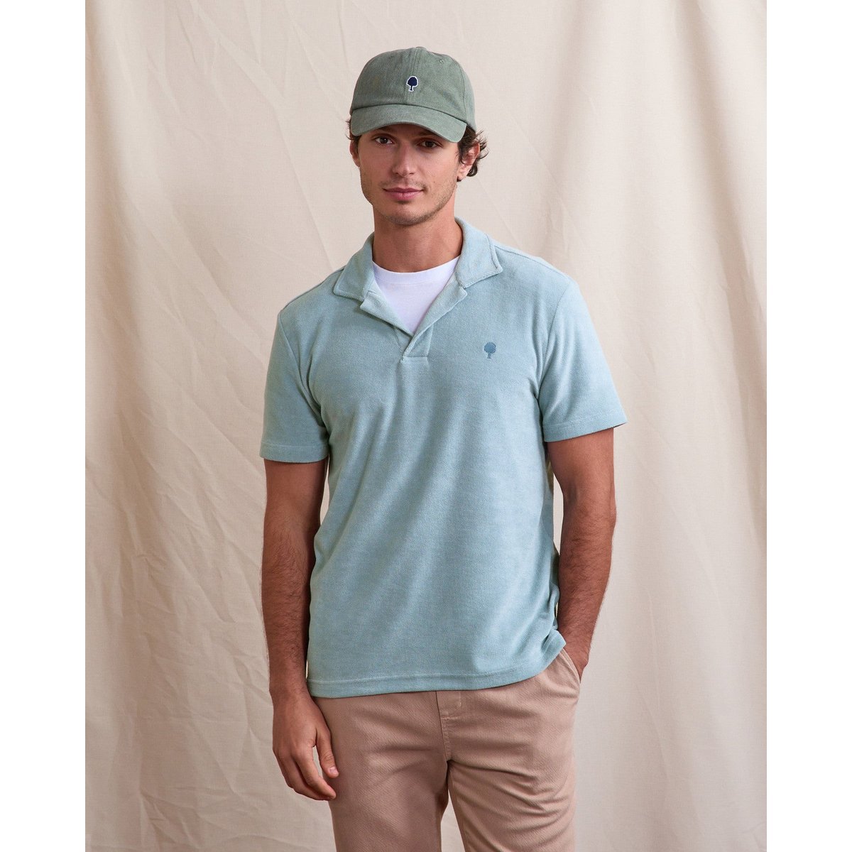 Polo ZONZA bleu grisé, FAGUO