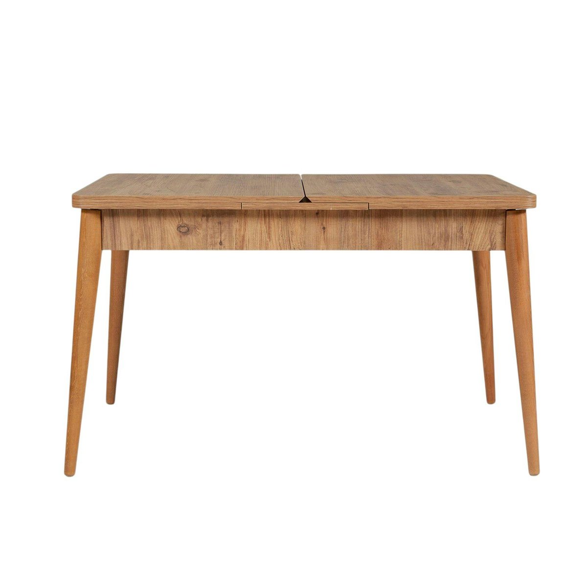 Table extensible 4/6 places - avec rangement ORINA bois clair, PIER IMPORT