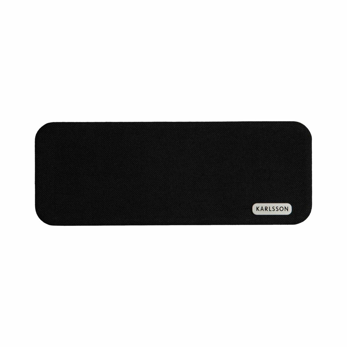 Réveil Polyester ROANNE noir, KARLSSON