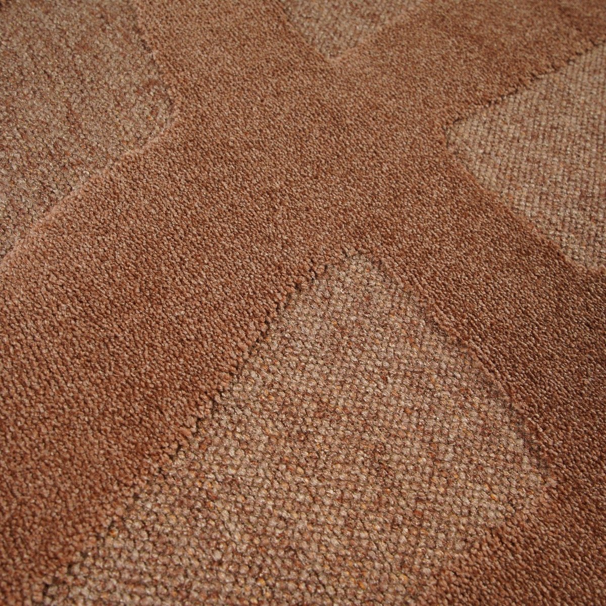 Tapis salon graphique motifs en relief ECOSSA ecru, THE DECO FACTORY