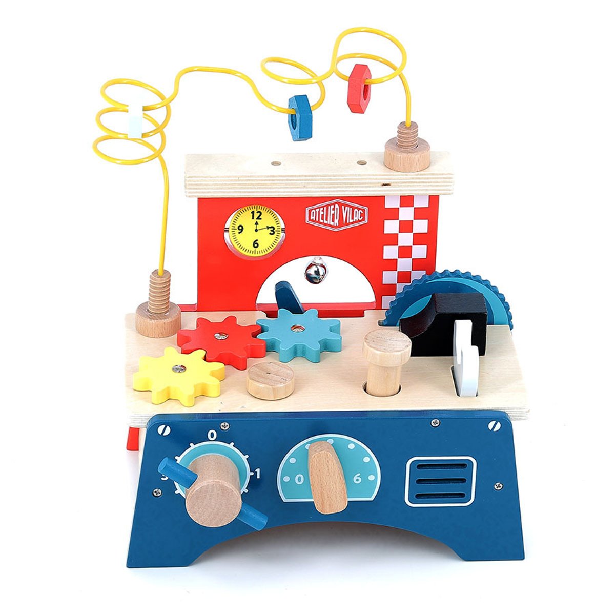 Établi d'éveil multi-activités rouge, VILAC