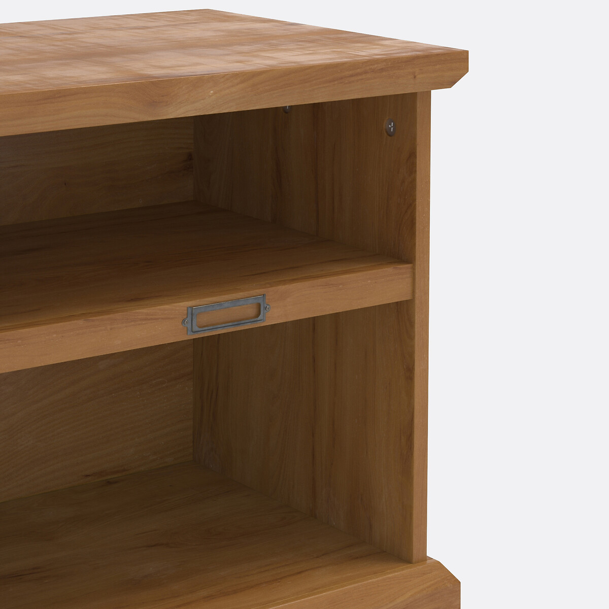 Meuble-banc d'entrée en pin, Lindley bois foncé, SO'HOME