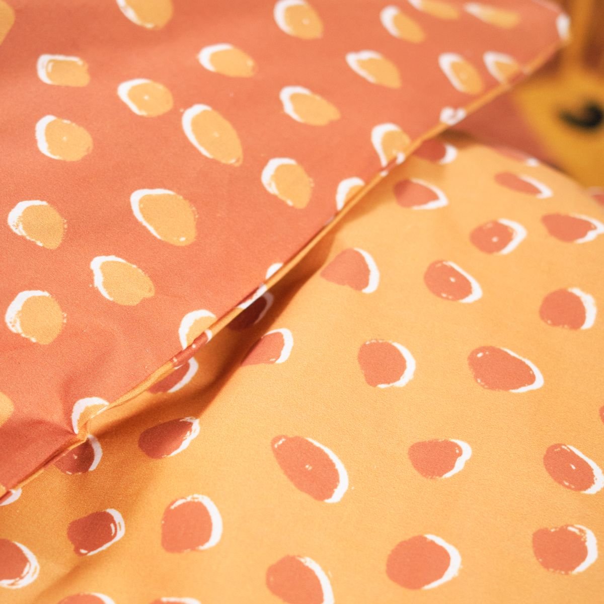 Parure de lit enfant imprimé animalier FUNNY AXEL orange, TODAY