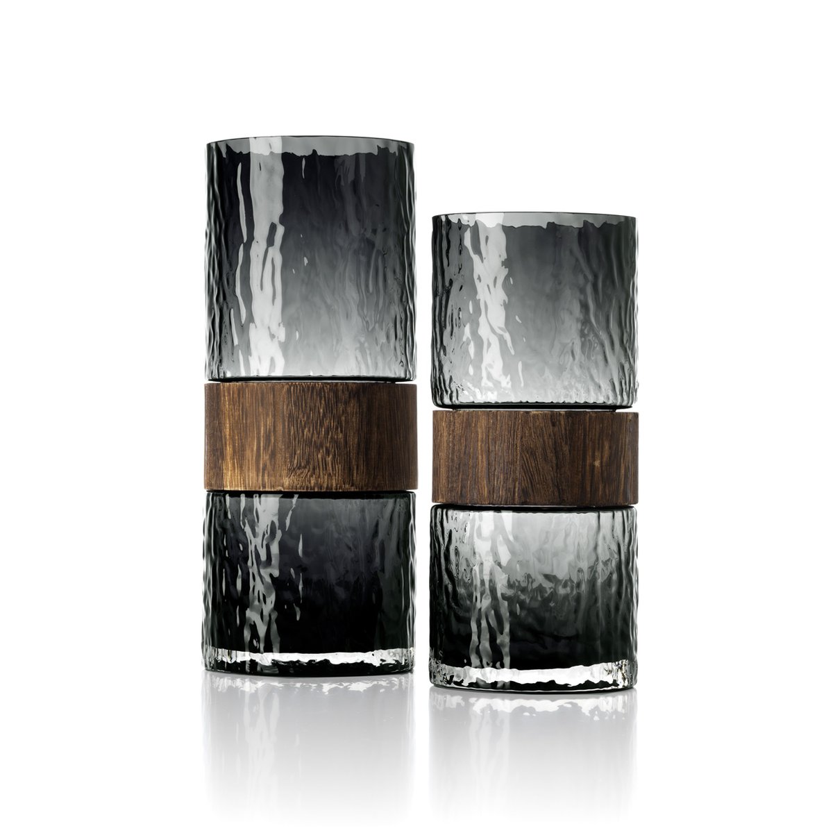 Le vase YOU BE MINE gris fumé, BAZAR BIZAR
