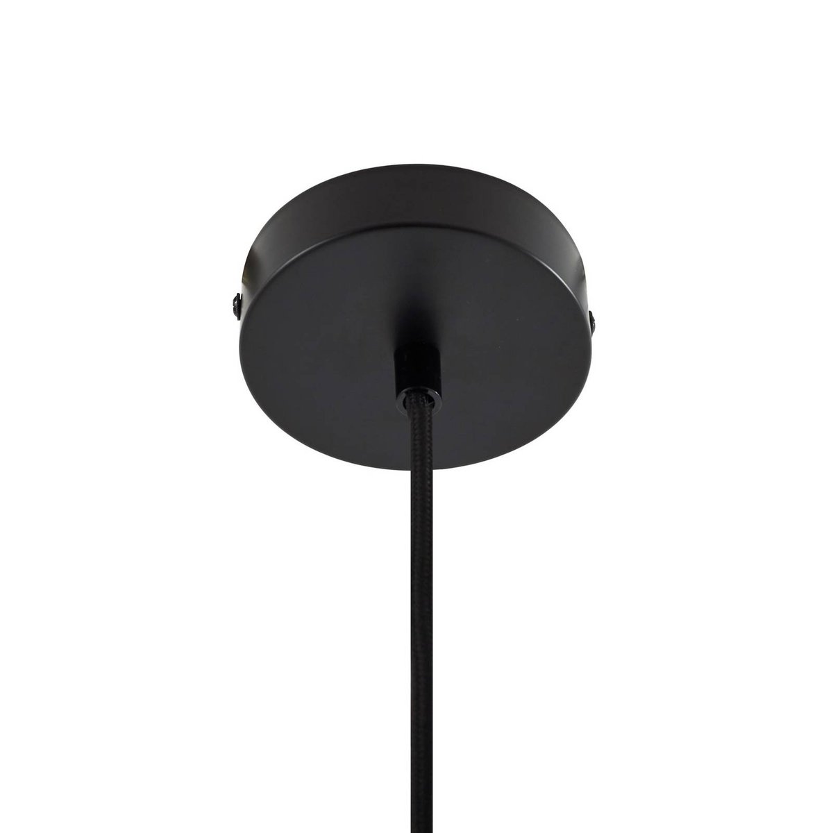 Suspension en aluminium moderne, Hattie noir, LINDBY