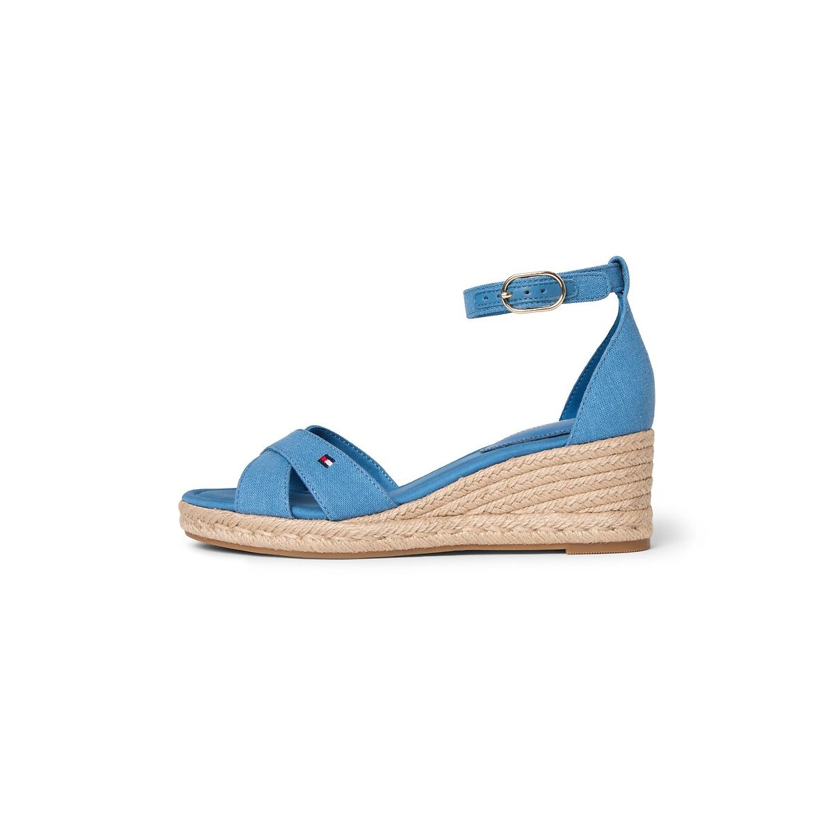 Sandales croisées compensées bleu, TOMMY HILFIGER