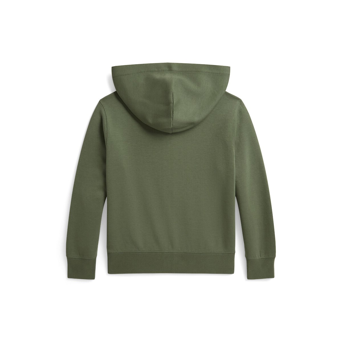 Felpa con cerniera e cappuccio kaki, POLO RALPH LAUREN