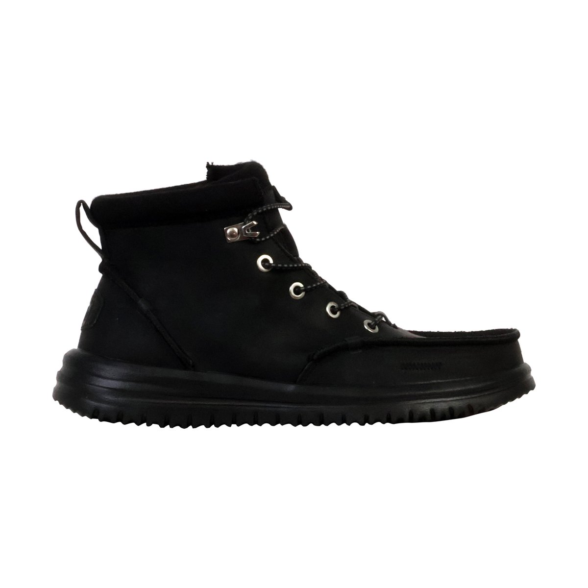 Mocassin Montante à Lacets Bradley Classic Tumbled noir/noir, HEY