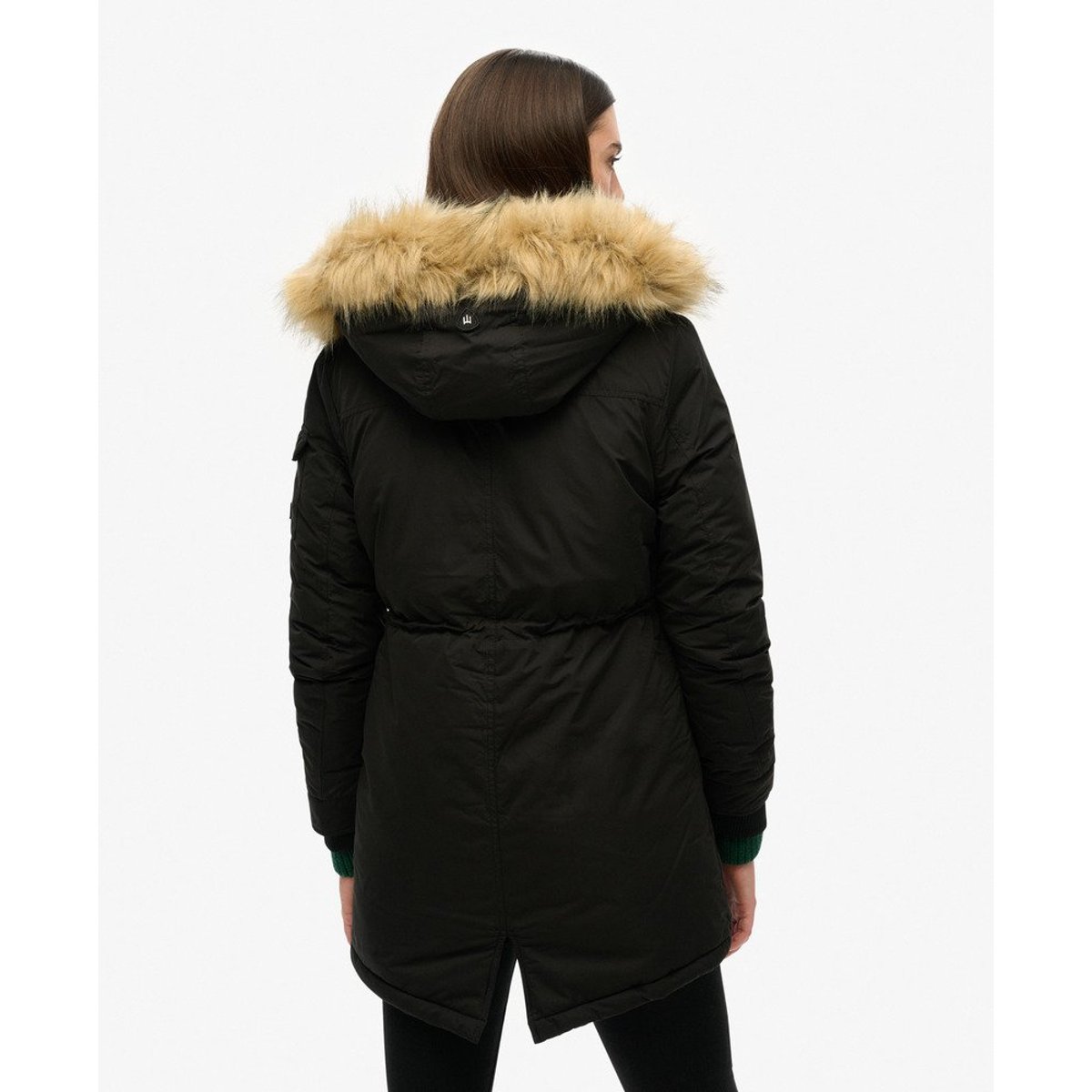 Parka en microfibre Nadare noir, SUPERDRY