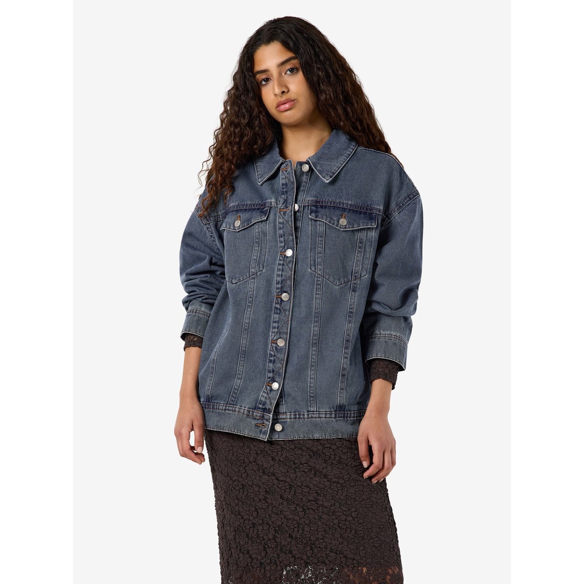 Veste En Jean bleu - dark blue denim1, NOISY MAY
