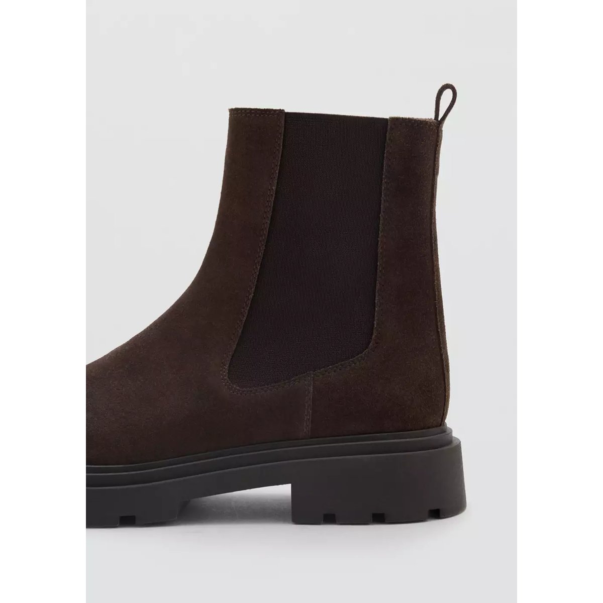 Bottines chelsea cuir marron, MANGO TEEN