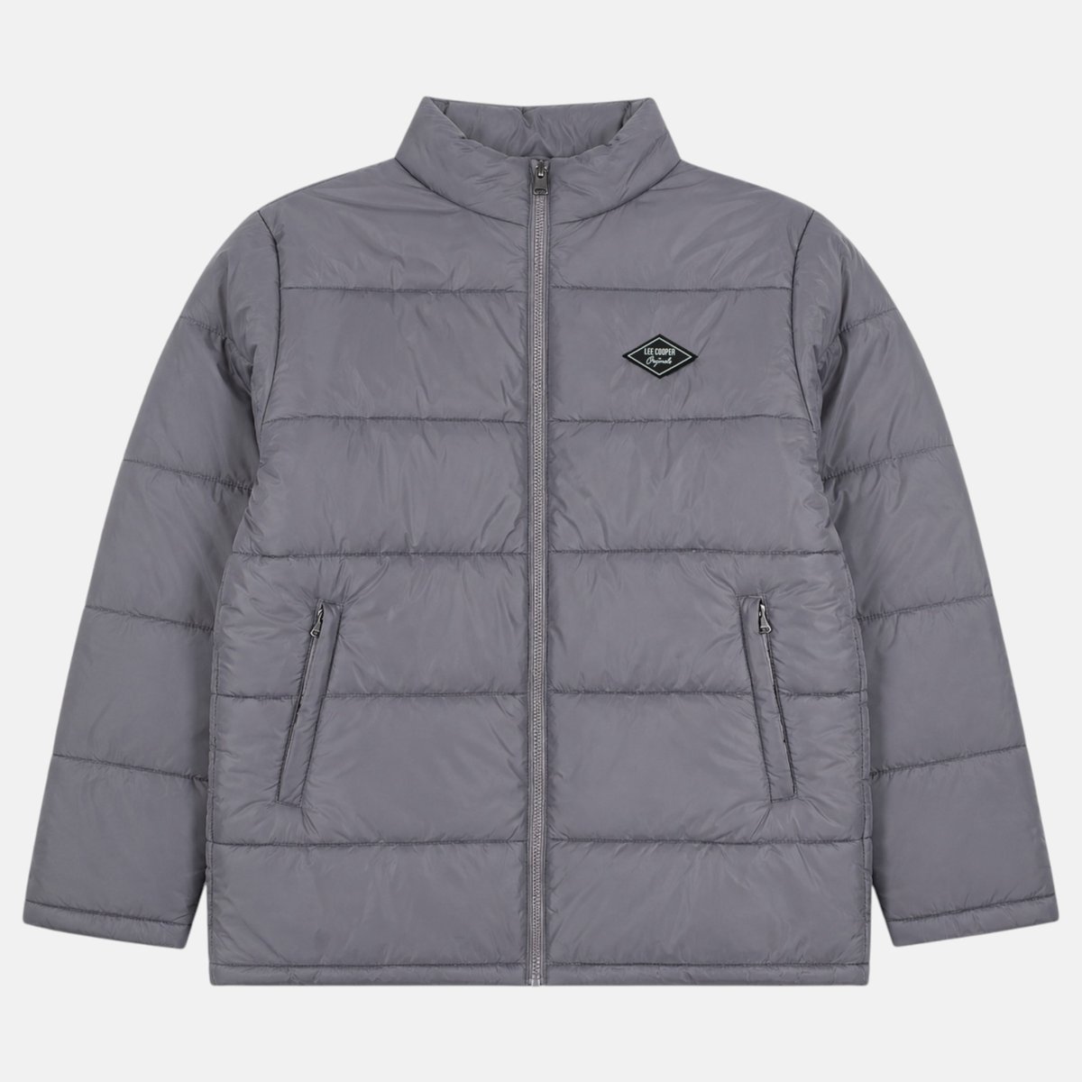 Doudoune matelassée zippée, poches zippées HIMALAYA gris, LEE COOPER
