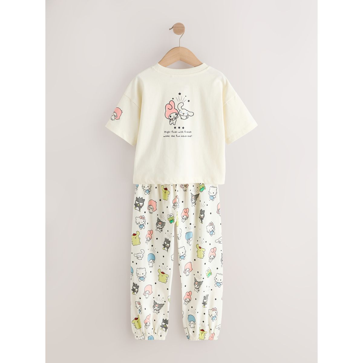 Pyjama hello kitty, lot de 2 écru/rose, NEXT