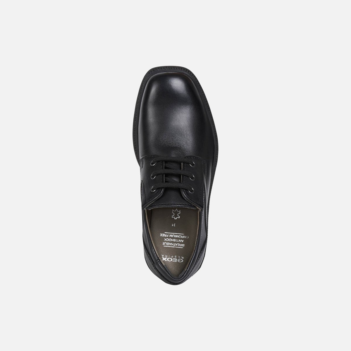 Chaussures Pour Uniforme JR FEDERICO noir, GEOX